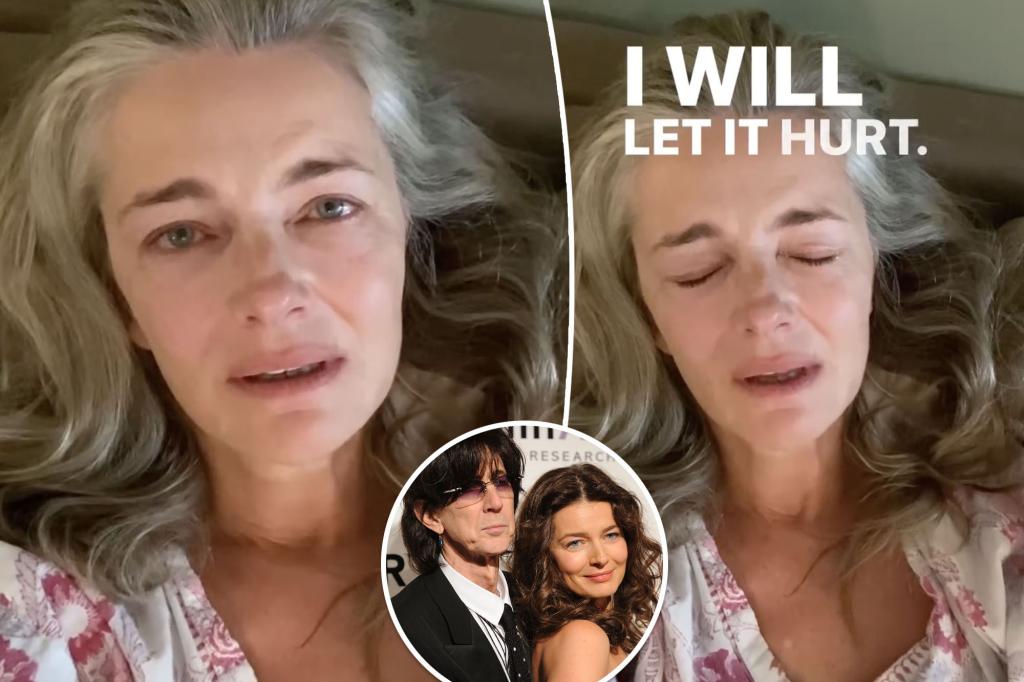 The former supermodel reveals why she is no longer pretending to be fine after her husband's death